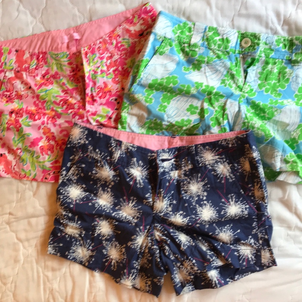 Bundle of 3 Lilly Pulitzer Callahan shorts